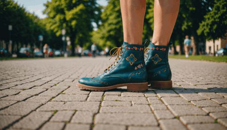 Les chaussures brodées et bottines fourrées : confort et style pour l’été fraîche
